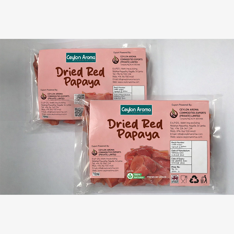 Dried Red Papaya