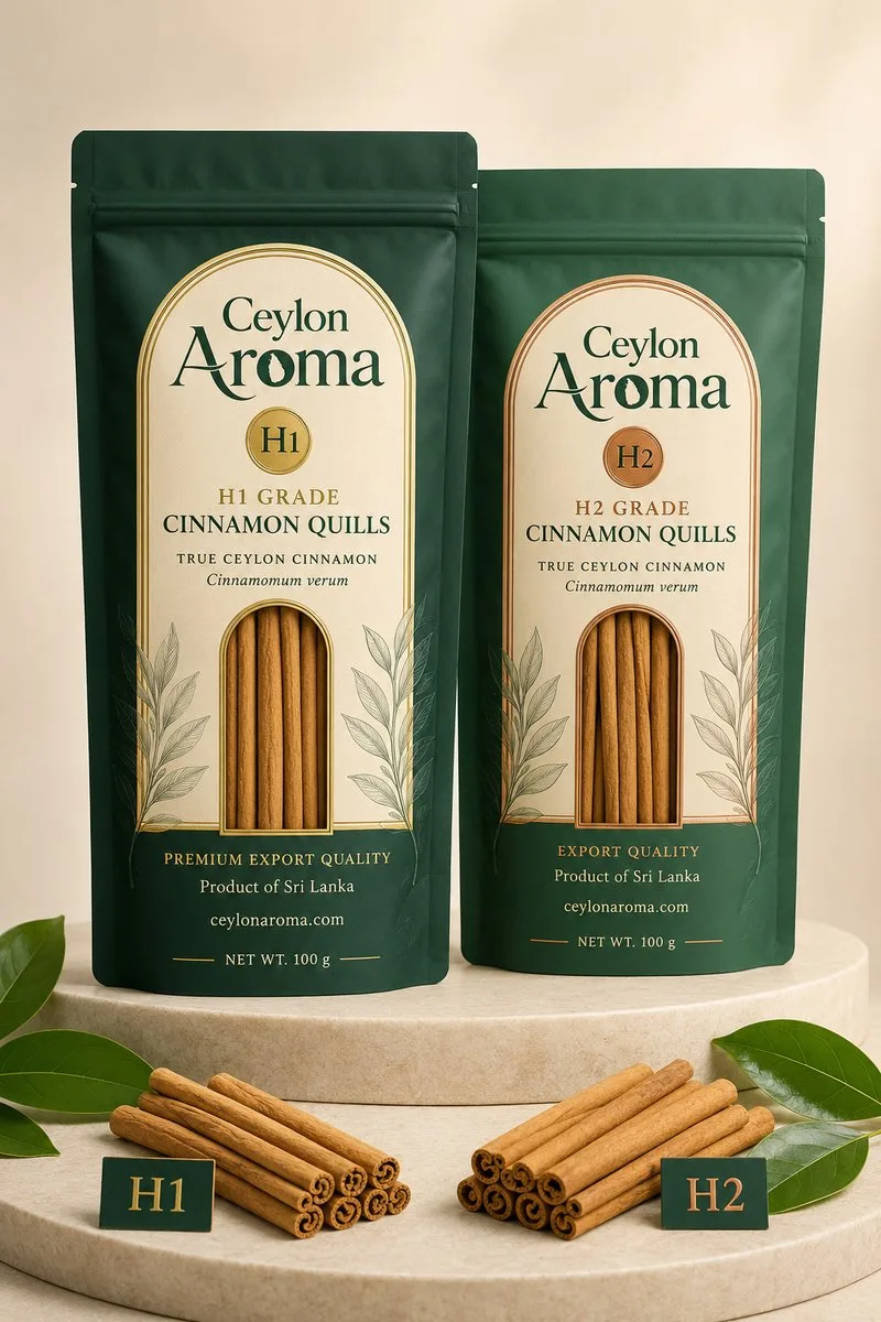 H1 & H2 Cinnamon Quills